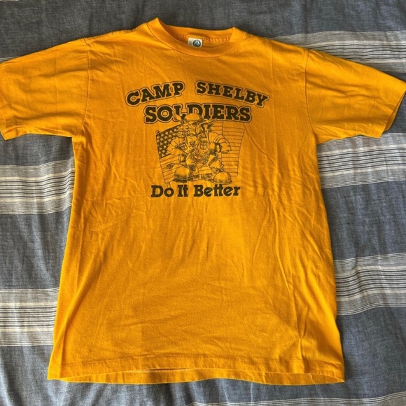 80s Single Stitch Vintage Camp Shelby Tee - Picture 1 of 4